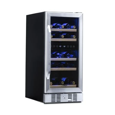 NewAir 15 Built-in 29 Bottle Dual Zone Compressor Wine Fridge, Quiet Operation - Silver 3 NewAir 15 Built-in 29 Bottle Dual Zone Compressor Wine Fridge, Quiet Operation - Silver