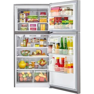 LG - 23.8 Cu Ft Top Mount Refrigerator With Internal Water Dispenser - Stainless Steel 10 LG - 23.8 Cu Ft Top Mount Refrigerator With Internal Water Dispenser - Stainless Steel - Image 8