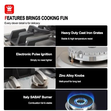 GASLAND Chef 12'' Gas Stove Top Stainless Steel 2 Burner NG/LPG Convertible Built-in Gas Cooktop, CSA Certification - Stainless Steel 8 GASLAND Chef 12'' Gas Stove Top Stainless Steel 2 Burner NG/LPG Convertible Built-in Gas Cooktop, CSA Certification - Stainless Steel - Image 6