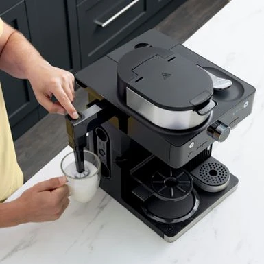 Ninja - 7 Style Espresso & Coffee Barista System, Single-Serve & Nespresso Capsule Compatible, 12-Cup Carafe, Built-in Frother - Black 10 Ninja - 7 Style Espresso & Coffee Barista System, Single-Serve & Nespresso Capsule Compatible, 12-Cup Carafe, Built-in Frother - Black - Image 8