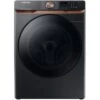 Samsung Ada 5 Cu. Ft. Brushed Black Extra Large Capacity Smart Front Load Washer With Super Speed Wash & Steam