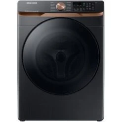 Samsung Ada 5 Cu. Ft. Brushed Black Extra Large Capacity Smart Front Load Washer With Super Speed Wash & Steam