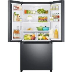 Samsung 18-Cu. Ft. Smart Counter-Depth 3-Door French Door Refrigerator, Brushed Black -KitchenAid Shop 3fbcec58 4761 5699 a154 d4e067decfe9