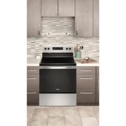 Whirlpool - 5.3 Cu. Ft. Freestanding Electric Range With Steam-Cleaning And Frozen Bake™ - Stainless Steel 31 Whirlpool - 5.3 Cu. Ft. Freestanding Electric Range With Steam-Cleaning And Frozen Bake™ - Stainless Steel -KitchenAid Shop 4087b960 8656 52a6 bd29 3c0d76845419