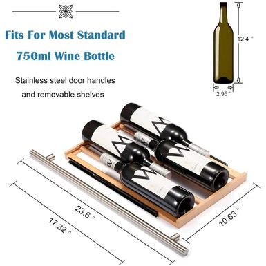 12"-15" Wine Cooler Beverage Refrigerator Beer Mini Fridge 19 Bottles - 15inch-new 15 12"-15" Wine Cooler Beverage Refrigerator Beer Mini Fridge 19 Bottles - 15inch-new - Image 13