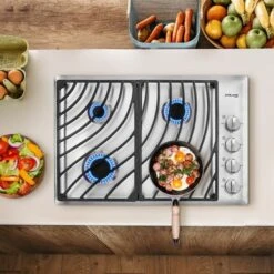 Gasland Chef 30" Built-in Gas Cooktop Stainless Steel 4 Italy Sabaf Burner NG/LPG Convertible Gas Stovetop - Black -KitchenAid Shop 41cdcebb 15d1 4e11 b4ad 94f3d1c87871