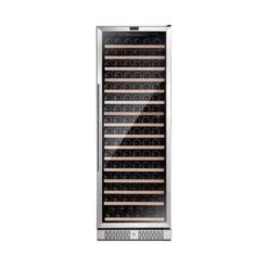 24 In. Single Zone 171-Bottle Built-In Wine Cooler In Stainless Steel - Stainless Steel