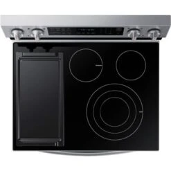 Samsung - 6.3 Cu. Ft. Freestanding Electric Convection+ Range With WiFi, No-Preheat Air Fry And Griddle - Stainless Steel -KitchenAid Shop 43220234 3d10 5e35 b889 792ba7fd5bc0