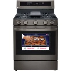 LG 5.8-Cu. Ft. Gas Convection Smart Range With AirFry And InstaView, Black Stainless Steel 13 LG 5.8-Cu. Ft. Gas Convection Smart Range With AirFry And InstaView, Black Stainless Steel -KitchenAid Shop 436d66c4 f8a9 42be 8234 765327b695e7