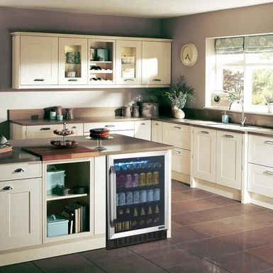 NewAir FlipShelf 24" 179 Can Or 49 Bottle, Built-in Or Freestanding Wine And Beverage Fridge With Reversible Shelves - Stainless Steel 6 NewAir FlipShelf 24" 179 Can Or 49 Bottle, Built-in Or Freestanding Wine And Beverage Fridge With Reversible Shelves - Stainless Steel - Image 4