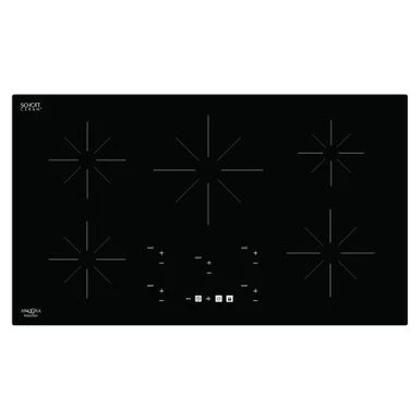 Ancona Chef 36 In. Glass-Ceramic Induction Cooktop With Boost Function - Black 5 Ancona Chef 36 In. Glass-Ceramic Induction Cooktop With Boost Function - Black - Image 3