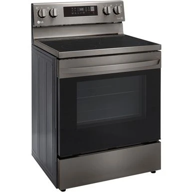 LG 6.3-Cu. Ft. Electric Smart Range With EasyClean And AirFry Black Stainless Steel 4 LG 6.3-Cu. Ft. Electric Smart Range With EasyClean And AirFry Black Stainless Steel - Image 2