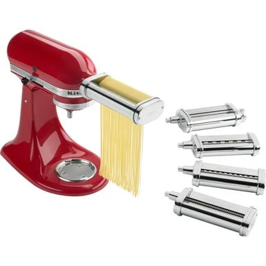 KitchenAid 5-PC. Pasta Deluxe Set For KitchenAid Stand Mixers - Pasta Roller W/ Cutters For Spaghetti, Fettuccine, Capellini & Lasagna 4 KitchenAid 5-PC. Pasta Deluxe Set For KitchenAid Stand Mixers - Pasta Roller W/ Cutters For Spaghetti, Fettuccine, Capellini & Lasagna - Image 2