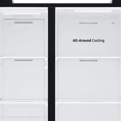 Samsung - 27.4 Cu. Ft. Side-by-Side Refrigerator With Large Capacity - Black Stainless Steel 10 Samsung - 27.4 Cu. Ft. Side-by-Side Refrigerator With Large Capacity - Black Stainless Steel - Image 8