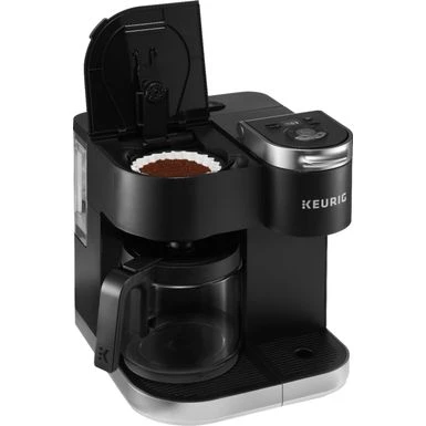 Keurig® Keurig - K-Duo 12-Cup Coffee Maker And Single Serve K-Cup Brewer - Black 4 Keurig® Keurig - K-Duo 12-Cup Coffee Maker And Single Serve K-Cup Brewer - Black - Image 2