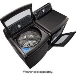 LG - 7.3 Cu. Ft. Smart Gas Dryer With Steam And Sensor Dry - Black Steel 41 LG - 7.3 Cu. Ft. Smart Gas Dryer With Steam And Sensor Dry - Black Steel -KitchenAid Shop 465f5b6b 3375 526a 8895 d557d90bde01