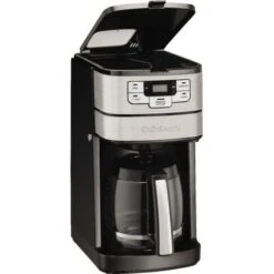Cuisinart - Automatic Grind And Brew 12 Cup Coffeemaker - Black/Stainless