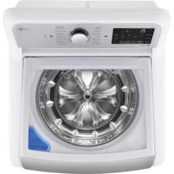 LG - 5.5 Cu. Ft. High-Efficiency Smart Top Load Washer With Steam And TurboWash3D Technology - White 30 LG - 5.5 Cu. Ft. High-Efficiency Smart Top Load Washer With Steam And TurboWash3D Technology - White -KitchenAid Shop 4725755c cd16 594c 95ce e521b7b957df