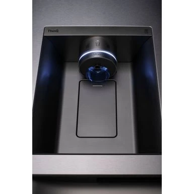 LG - 27 Cu. Ft. Side-by-Side Smart Refrigerator With Craft Ice And InstaView - Stainless Steel 5 LG - 27 Cu. Ft. Side-by-Side Smart Refrigerator With Craft Ice And InstaView - Stainless Steel - Image 3