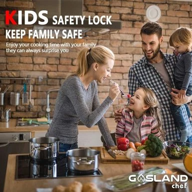 Gasland Chef 30" Built-in Electric Induction Cooktop With 4 Burners, Sensor Touch Control, 240V - Black 4 Gasland Chef 30" Built-in Electric Induction Cooktop With 4 Burners, Sensor Touch Control, 240V - Black - Image 2