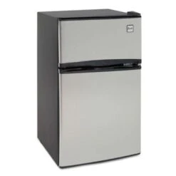 Avanti 3.1 Cu Ft Mini Fridge With Freezer AVARA31B3S, Stainless