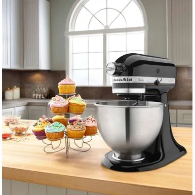 KitchenAid - Classic Series 4.5 Quart Tilt-Head Stand Mixer - K45SSOB - Onyx Black 6 KitchenAid - Classic Series 4.5 Quart Tilt-Head Stand Mixer - K45SSOB - Onyx Black - Image 4