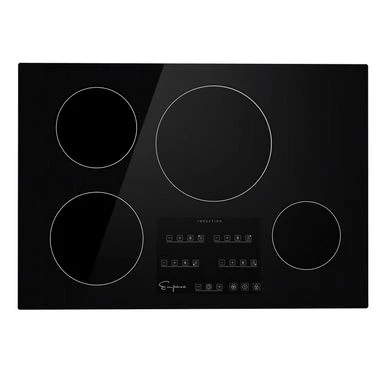 Empava 30" 4 Booster Burners Vitro Ceramic Glass Electric Induction Cooktop - Black 3 Empava 30" 4 Booster Burners Vitro Ceramic Glass Electric Induction Cooktop - Black