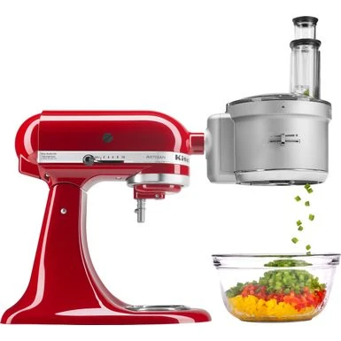 KitchenAid - KSM2FPA Food Processor Attachment Kit With Commercial Style Dicing - Plata 3 KitchenAid - KSM2FPA Food Processor Attachment Kit With Commercial Style Dicing - Plata