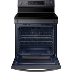 Samsung 6.3-Cu. Ft. Smart Freestanding Electric Range With No-Preheat Air Fry And Convection, Brushed Black -KitchenAid Shop 4a91ff9b c625 4615 9d24 680a377303ba