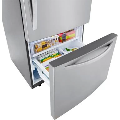LG - 25.5 Cu. Ft. Bottom-Freezer Refrigerator With Ice Maker - Stainless Steel 18 LG - 25.5 Cu. Ft. Bottom-Freezer Refrigerator With Ice Maker - Stainless Steel - Image 16