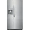 Frigidaire 36 Inch Side By Side Refrigerator With 25.6 Cu. Ft. Capacity - Stainless Steel - Stainless Steel