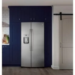 GE - 25.1 Cu. Ft. Side-By-Side Refrigerator With External Ice & Water Dispenser - Stainless Steel 16 GE - 25.1 Cu. Ft. Side-By-Side Refrigerator With External Ice & Water Dispenser - Stainless Steel -KitchenAid Shop 4d79b631 085e 57c7 a9e1 f3dad6b9e679