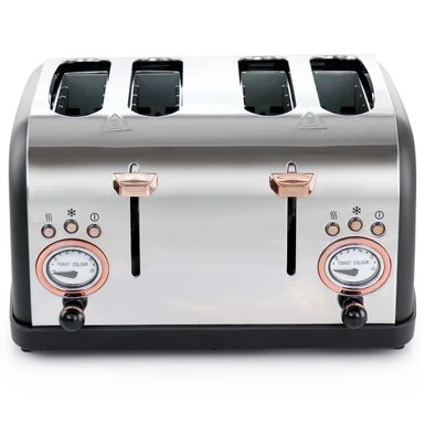 MegaChef 4 Slice Wide Slot Toaster With Variable Browning - 4 Slice - Stainless Steel - 4 Slice 5 MegaChef 4 Slice Wide Slot Toaster With Variable Browning - 4 Slice - Stainless Steel - 4 Slice - Image 3