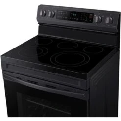 Samsung 6.3-Cu. Ft. Smart Freestanding Electric Range With No-Preheat Air Fry And Convection, Brushed Black -KitchenAid Shop 4e028caf 835a 48c2 a819 a1b9c0c7d8d1
