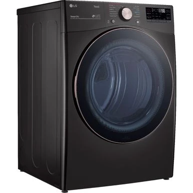 LG - 7.4 Cu. Ft. Stackable Smart Electric Dryer With Steam And Built-In Intelligence - Black Steel 4 LG - 7.4 Cu. Ft. Stackable Smart Electric Dryer With Steam And Built-In Intelligence - Black Steel - Image 2