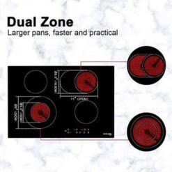 Gasland Chef 30"Built-in Radiant Electric Cooktop With 4 Burners, Electric Ceramic Cooktop In Black, 240V - Black -KitchenAid Shop 4fd897e8 deb7 4165 8aa5 1e798a3b1549