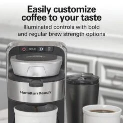 Hamilton Beach The Scoop Single-Serve Stainless Steel Coffee Maker With Removable Reservoir - Stainless Steel 18 Hamilton Beach The Scoop Single-Serve Stainless Steel Coffee Maker With Removable Reservoir - Stainless Steel -KitchenAid Shop 500b7832 8abd 48ca adea 28143079d42e
