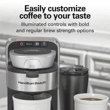 Hamilton Beach The Scoop Single-Serve Stainless Steel Coffee Maker With Removable Reservoir - Stainless Steel 10 Hamilton Beach The Scoop Single-Serve Stainless Steel Coffee Maker With Removable Reservoir - Stainless Steel - Image 8
