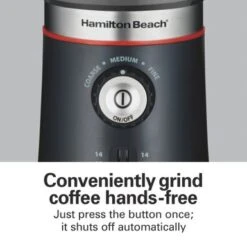 Hamilton Beach Custom Grind Coffee Grinder - Brown -KitchenAid Shop 509375de b7c5 4589 b399 566e118ec263