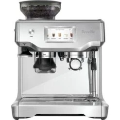 Breville - The Barista Touch Espresso Machine With 9 Bars Of Pressure, Milk Frother And Integrated Grinder - Stainless Steel