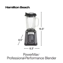 Hamilton Beach - PowerMax Professional Performance Blender Gray 33 Hamilton Beach - PowerMax Professional Performance Blender Gray -KitchenAid Shop 521fe78a a889 45da 89e5 79f584e3e24b