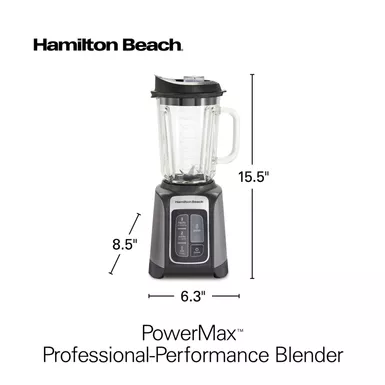 Hamilton Beach - PowerMax Professional Performance Blender Gray 17 Hamilton Beach - PowerMax Professional Performance Blender Gray - Image 15