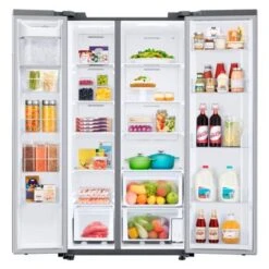 Samsung - 28 Cu. Ft. Side-by-Side Smart Refrigerator With Large Capacity - Stainless Steel -KitchenAid Shop 52cb1568 8ead 5353 bc9a 5a7e55a76be3