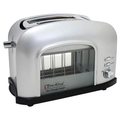 ITouchless See-Through Automatic Toaster - Silver 3 ITouchless See-Through Automatic Toaster - Silver