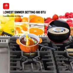 GASLAND Chef 48'' Gas Rangetop With Indicator Light 6 Deep Recessed Sealed Burners & Griddle Continuous Cast Iron Grates - Silver 14 GASLAND Chef 48'' Gas Rangetop With Indicator Light 6 Deep Recessed Sealed Burners & Griddle Continuous Cast Iron Grates - Silver -KitchenAid Shop 547f08ca a4bb 4408 9c70 bea2b5804168