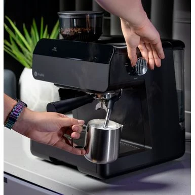 GE Profile - Semi-Automatic Espresso Machine With 15 Bars Of Pressure, Milk Frother, And Built-In Wi-Fi - Black 17 GE Profile - Semi-Automatic Espresso Machine With 15 Bars Of Pressure, Milk Frother, And Built-In Wi-Fi - Black - Image 15