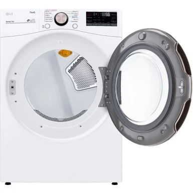 LG - 7.4 Cu. Ft. Stackable Smart Electric Dryer With Steam And Built-In Intelligence - White 17 LG - 7.4 Cu. Ft. Stackable Smart Electric Dryer With Steam And Built-In Intelligence - White - Image 15