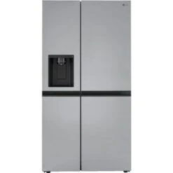 LG - 27.2 Cu. Ft. Side-by-Side Refrigerator With SpacePlus Ice - Stainless Steel