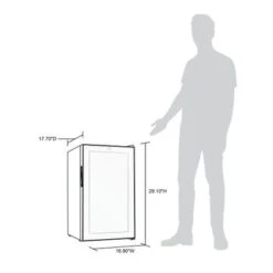 Newair Shadow Series Wine Cooler Refrigerator 24 Bottle, Freestanding Mirrored Wine Fridge With Compressor Cooling - Black -KitchenAid Shop 56eabfcf 0834 40eb 8635 72fbea7d7c3d