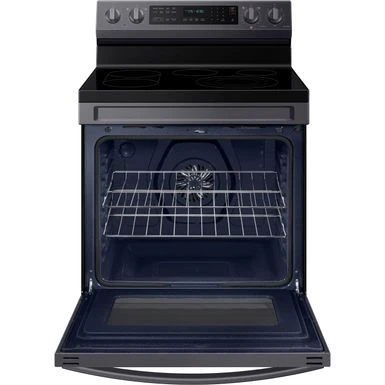 Samsung 6.3-Cu. Ft. Smart Freestanding Electric Range With No-Preheat Air Fry, Convection+ And Griddle, Brushed Black 12 Samsung 6.3-Cu. Ft. Smart Freestanding Electric Range With No-Preheat Air Fry, Convection+ And Griddle, Brushed Black - Image 10